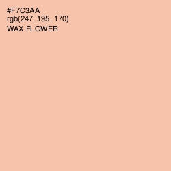 #F7C3AA - Wax Flower Color Image